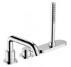 Tecturis S 3-otworowa, jednouchwytowa bateria na brzeg wanny z sBox, element zewnętrzny Chrom 73447000